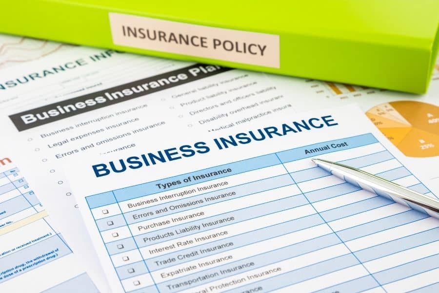 Business insurance planning for risk management