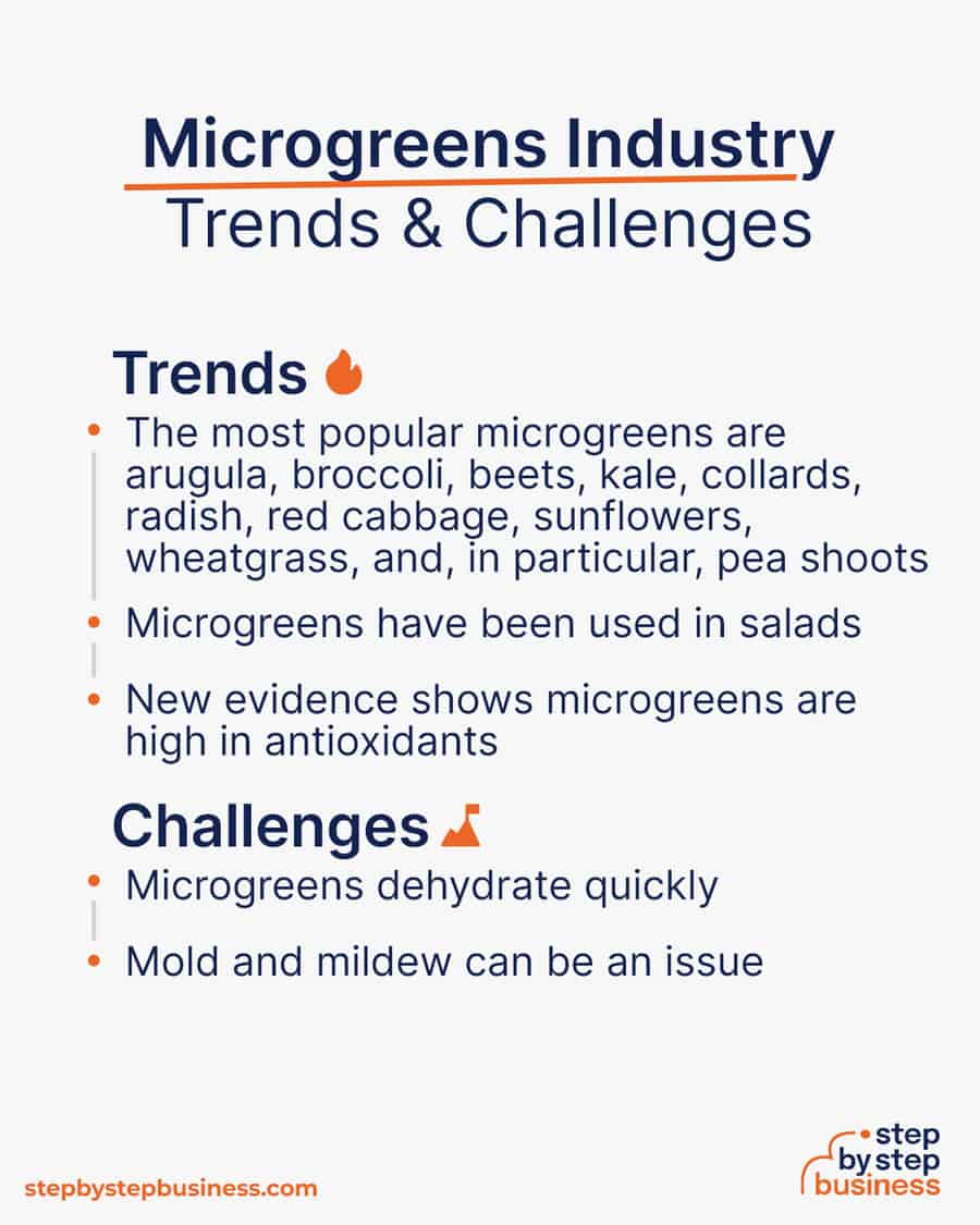 microgreens Trends and Challenges