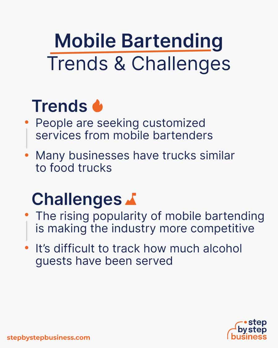 mobile bartending Trends and Challenges
