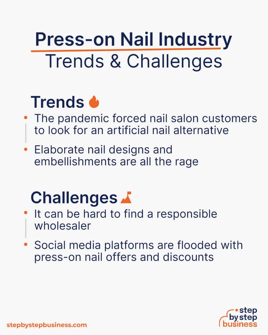 press-on nail Trends and Challenges