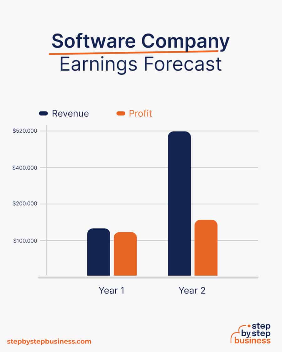 software company earnings forecast