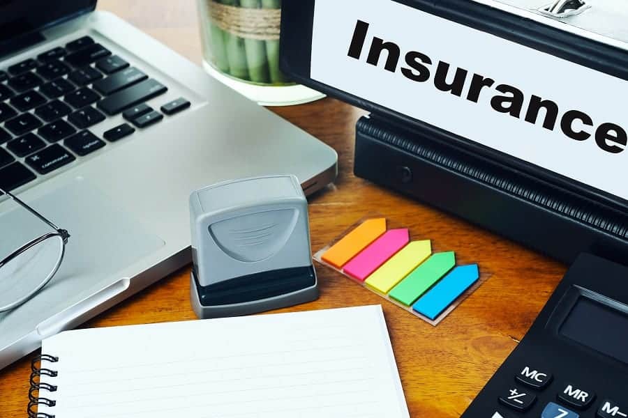 document file insurance in the desk office