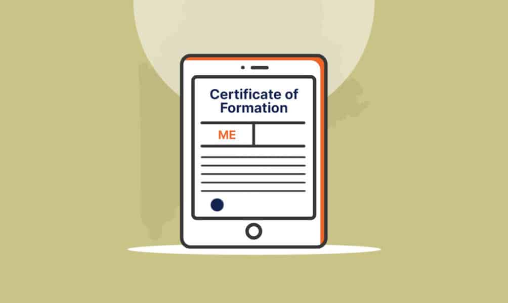 How to File a Certificate of Formation in Maine