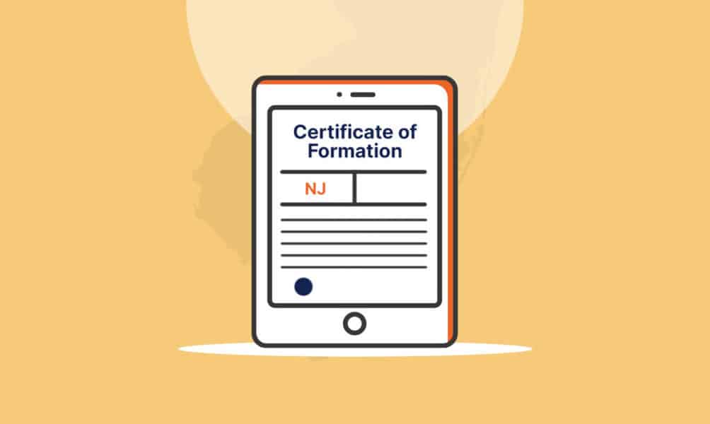 How to File a Certificate of Formation in New Jersey