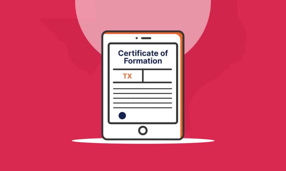 How To File A Certificate Of Formation In Texas Step By Step Business