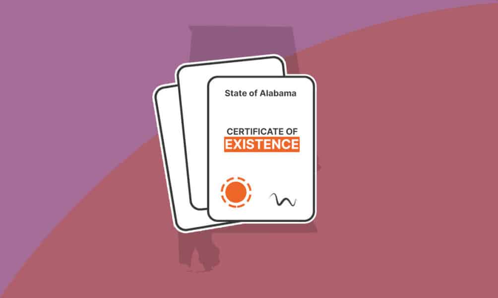 How to Get a Certificate of Existence in Alabama