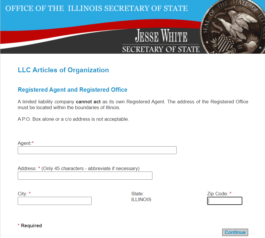 Illinois Registered Agent Name and Address