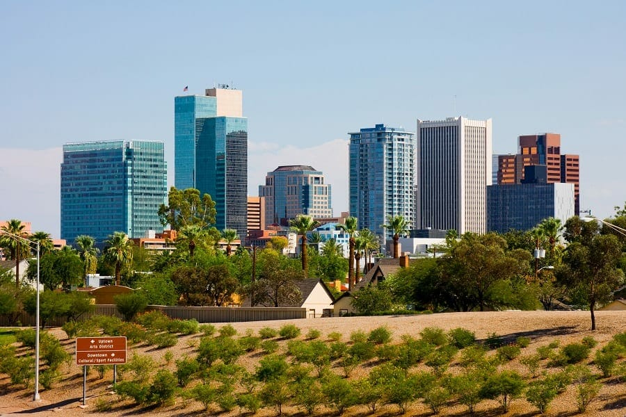 view of arizona downtown