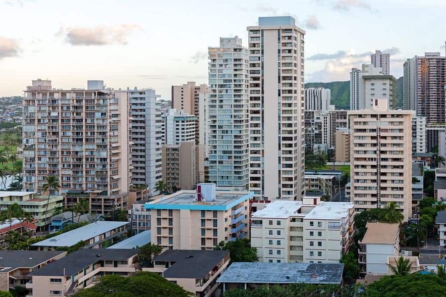 view of downtown hawaii