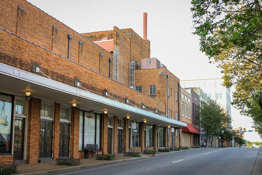 view of mississippi downtown streets