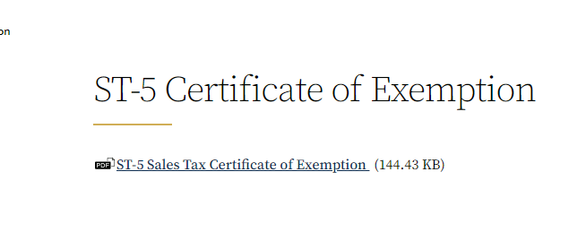 Georgia Certificate of Resale Form