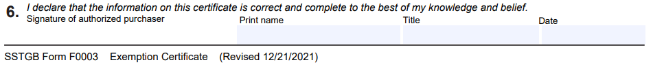 Oklahoma Certificate of Exemption Form