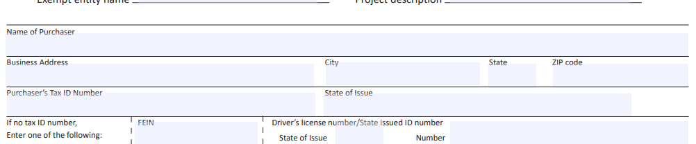 Minnesota Certificate of Exemption Form