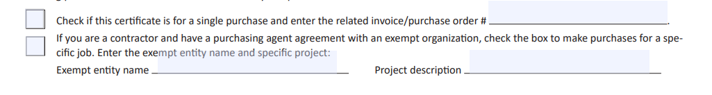 Minnesota Certificate of Exemption Form