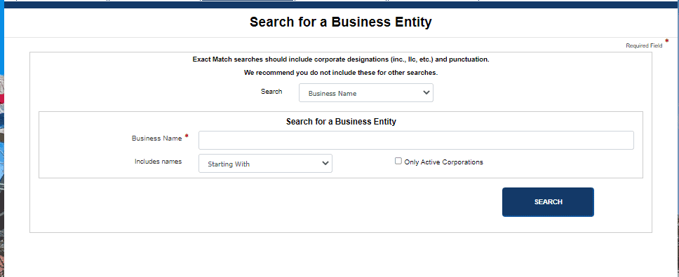 Missouri Business Entity Search