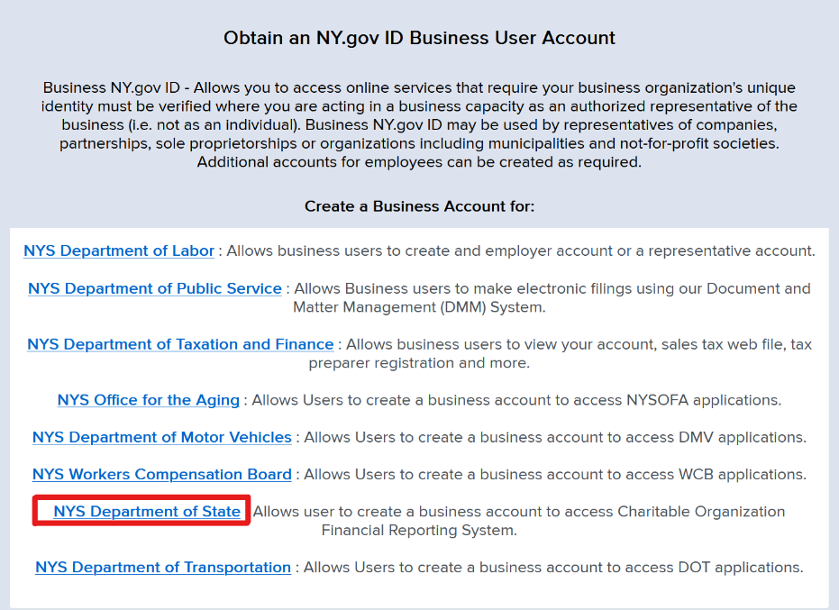 Articles of Organization in New York