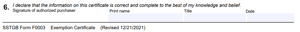 Nebraska Certificate of Exemption Online Form