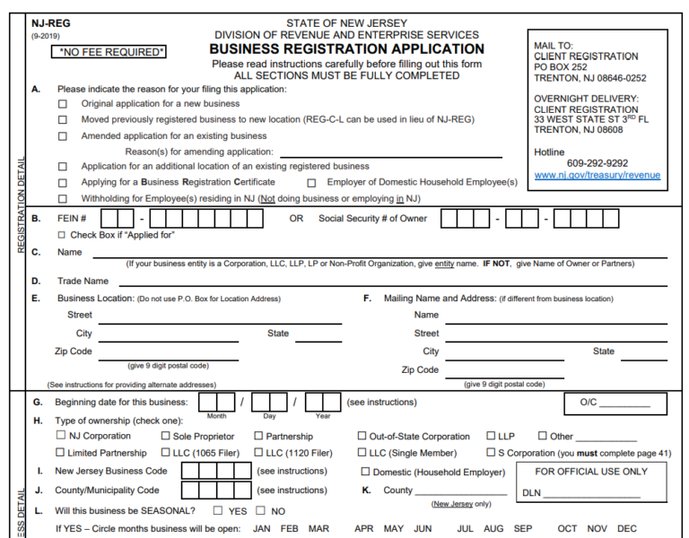 How to File a Certificate of Formation in New Jersey