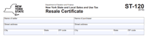 How to Get a Resale Certificate in New York