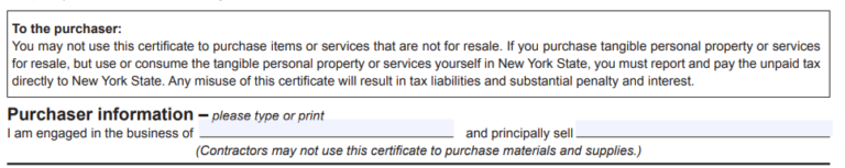 How to Get a Resale Certificate in New York