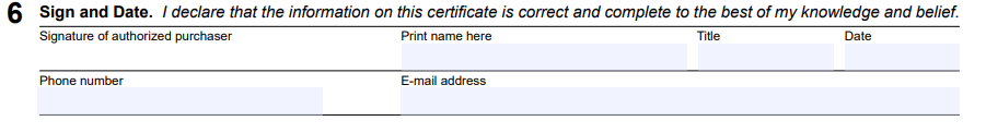 North Carolina Certificate of Exemption Form
