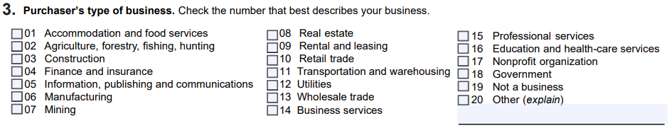 North Dakota Certificate of Exemption Form