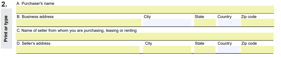 North Dakota Certificate of Exemption Form