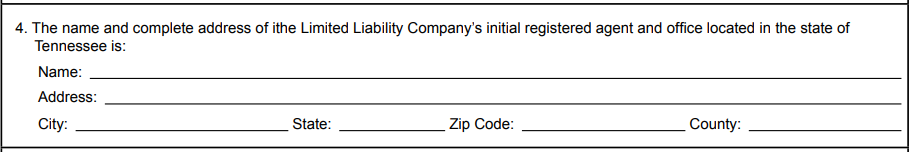 Tennessee Registered Agent Name and Address