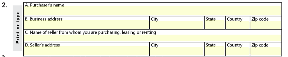 South Dakota Certificate of Exemption Form