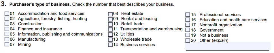 Tennessee Certificate of Exemption Form