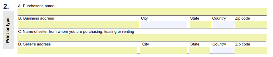 Washington Certificate of Resale Form