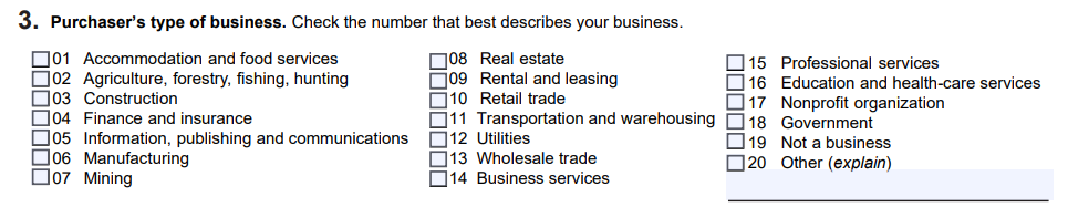 Washington Certificate of Resale Form