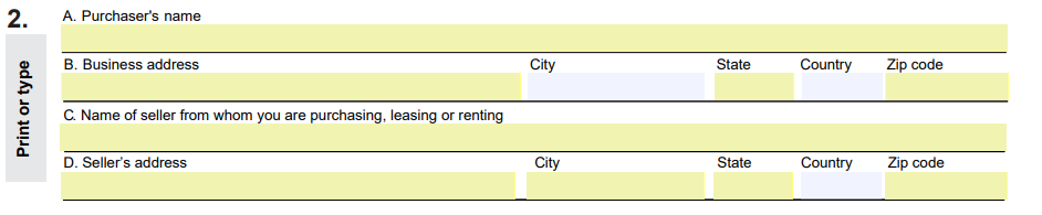 West Virginia Certificate of Resale Form