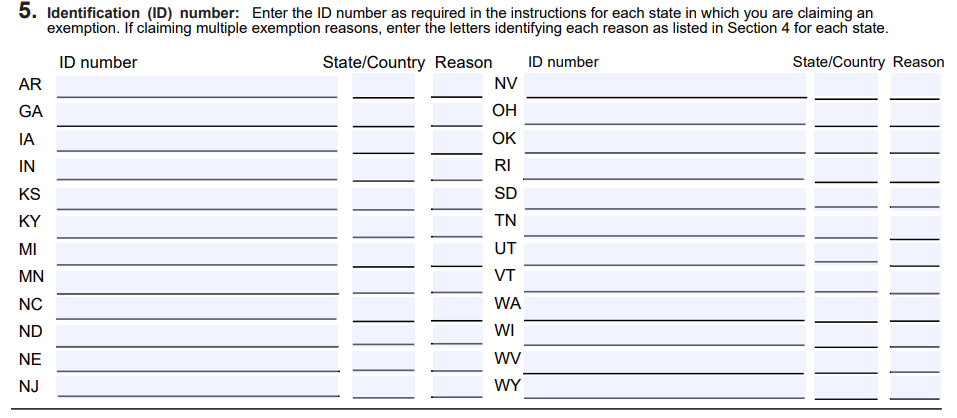 West Virginia Certificate of Resale Form