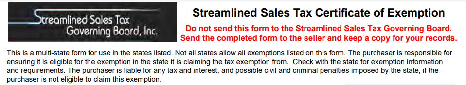 West Virginia Sales Tax Certificate of Exemption