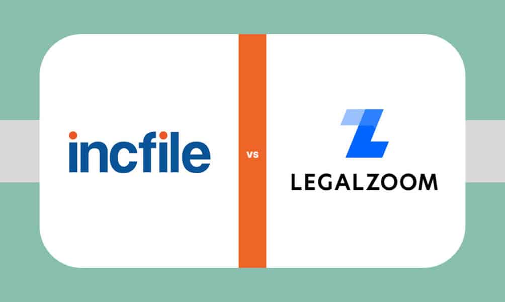 Incfile vs LegalZoom Comparison