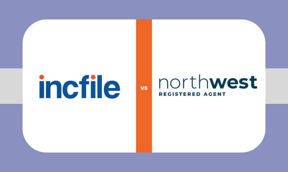 IncFile vs Northwest Registered Agent Comparison
