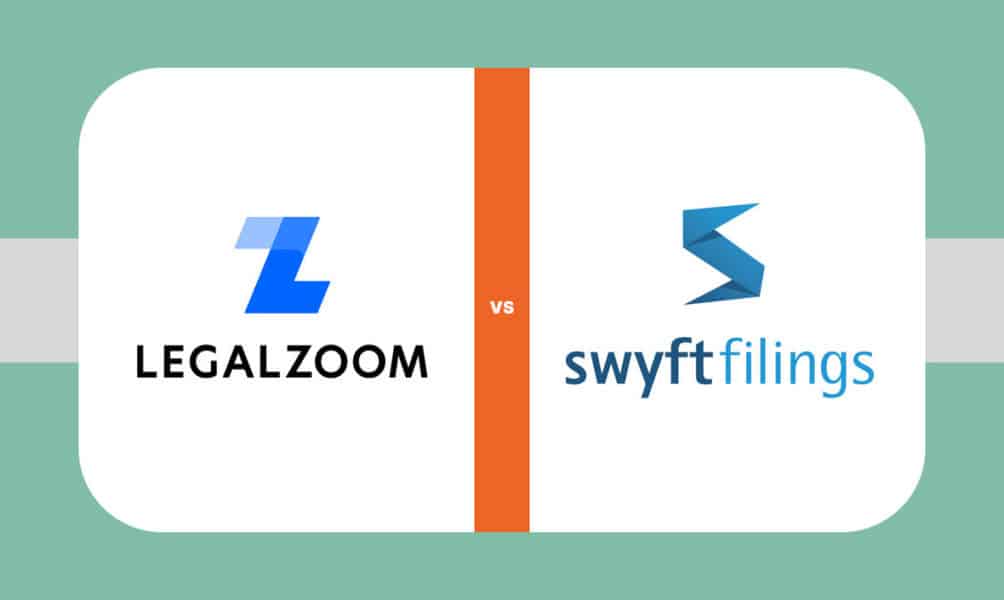 LegalZoom vs SwyftFilings Comparison