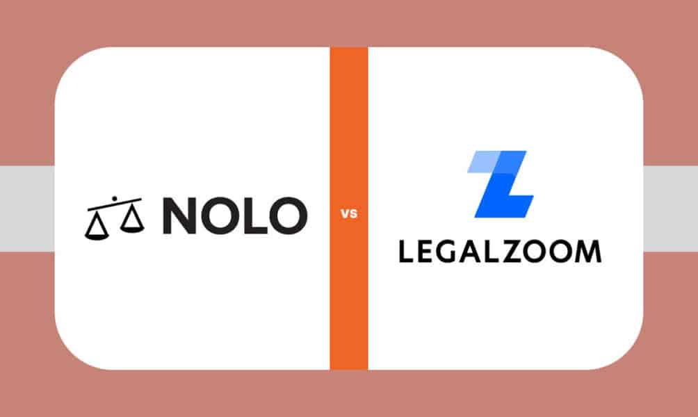 LegalZoom vs Nolo Comparison