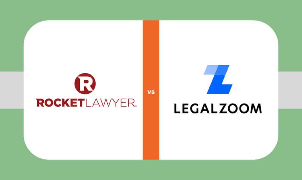 Rocket Lawyer vs LegalZoom Comparison