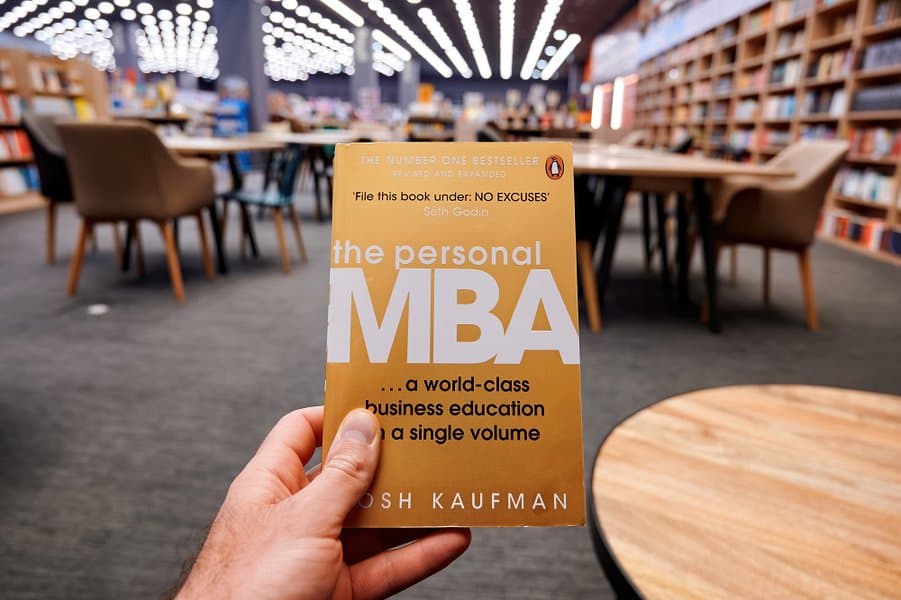 The personal MBA book by Josh Kaufman