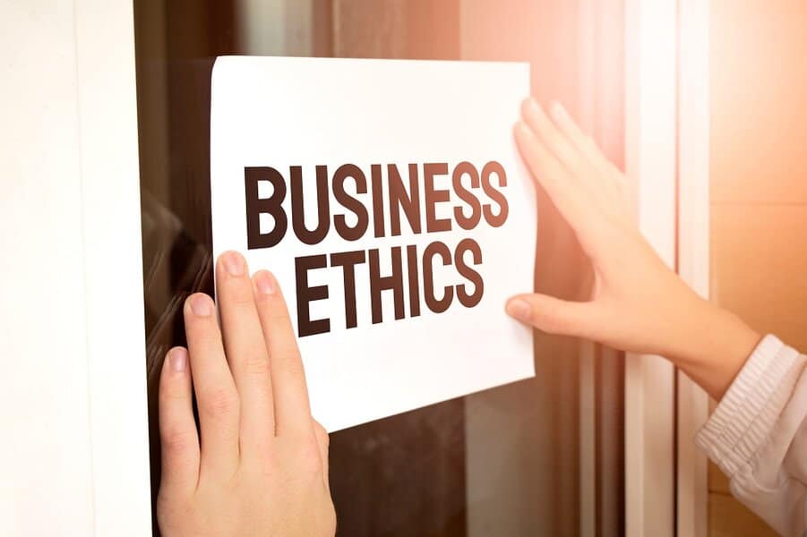 business ethics concept