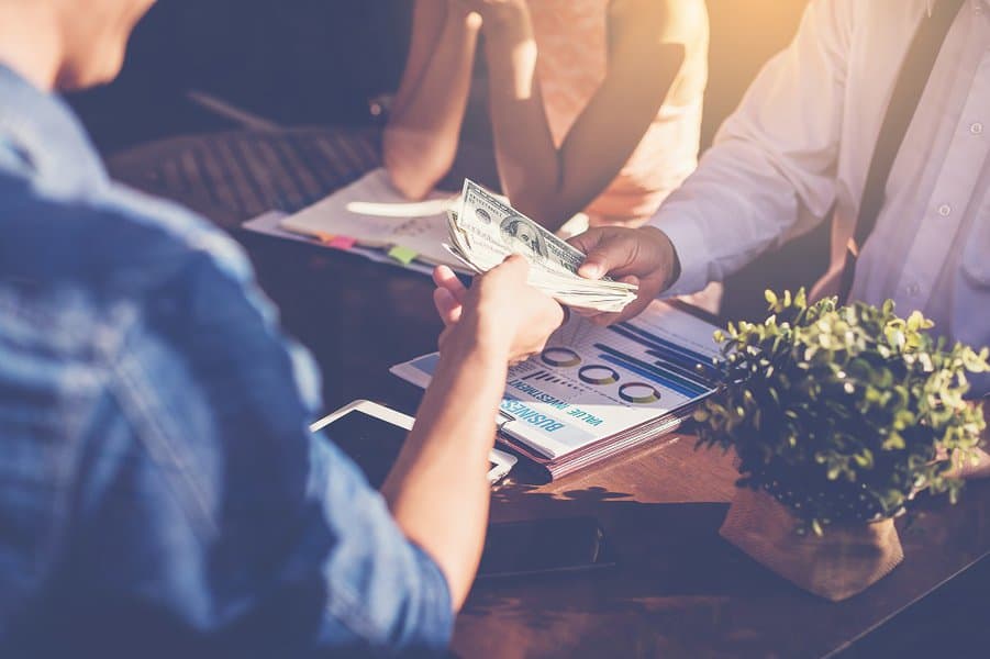 business people meeting about investment
