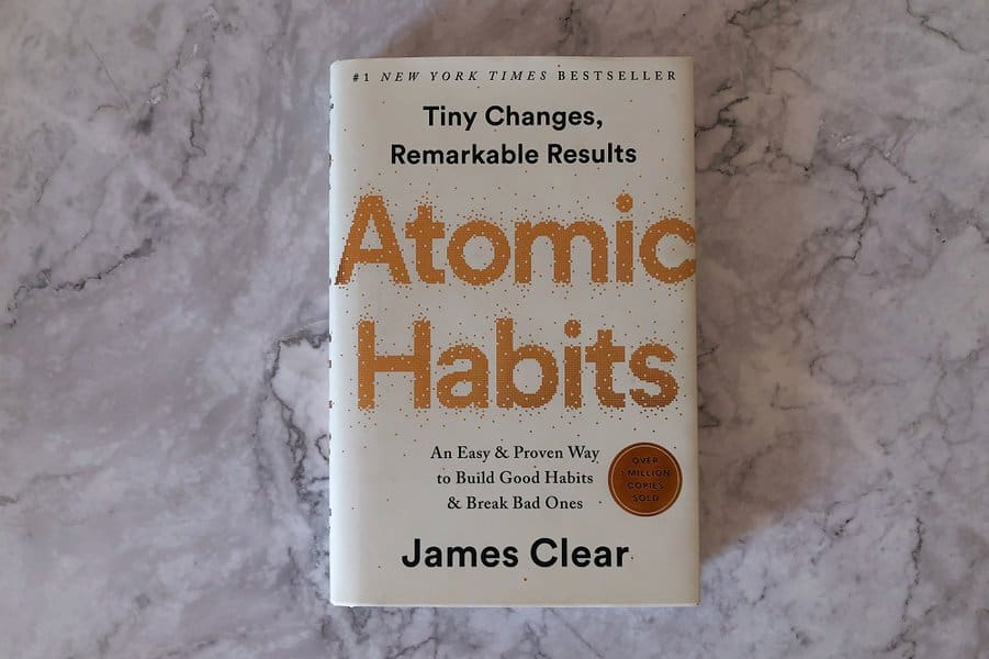 motivational book Atomic Habits from James Clear