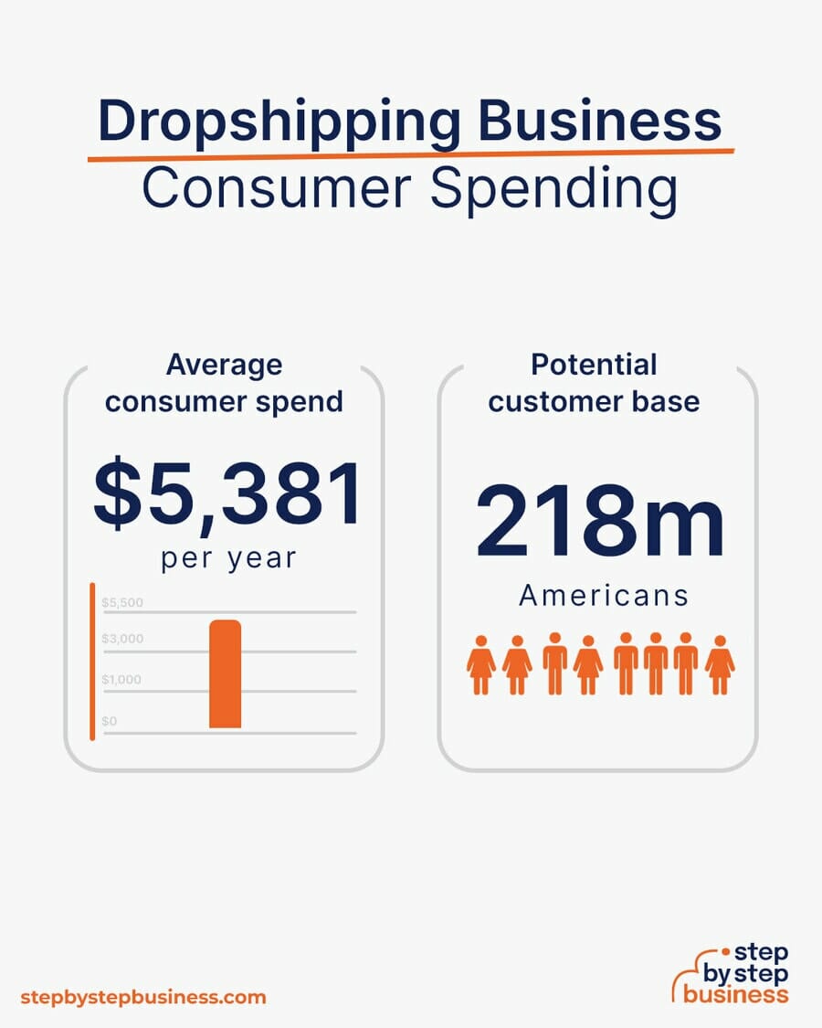 Dropshipping Business consumer spending