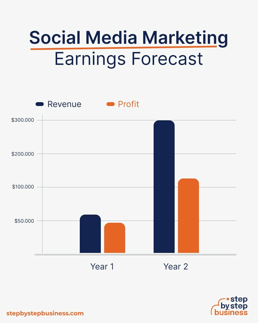 Social Media Marketing Agency earning forecast